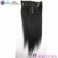 Qingdao Haiyi 100 pince à cheveux indienne Remy humaine dans les extensions de cheveux pour les Afro-américains